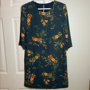 Banana Republic floral half sleeve dress, size 4